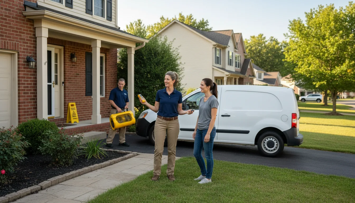 Water restoration image for Water Damage & Restoration Services in Orange, MA